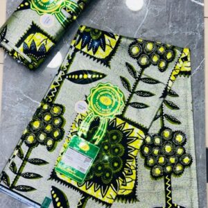 Block Print - Yellow & Green Tribal Pattern